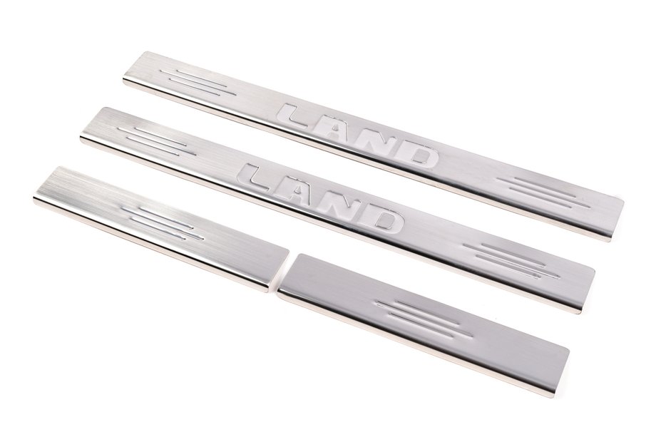 Toyota Land Cruiser 100 1998-2007 Einstiegsleisten Carmos (4 Stk, Edelstahl) Image