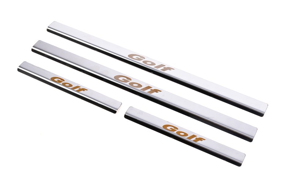 Volkswagen Golf 6 2008-2014 Einstiegsleisten Carmos V1 Edelstahl Image