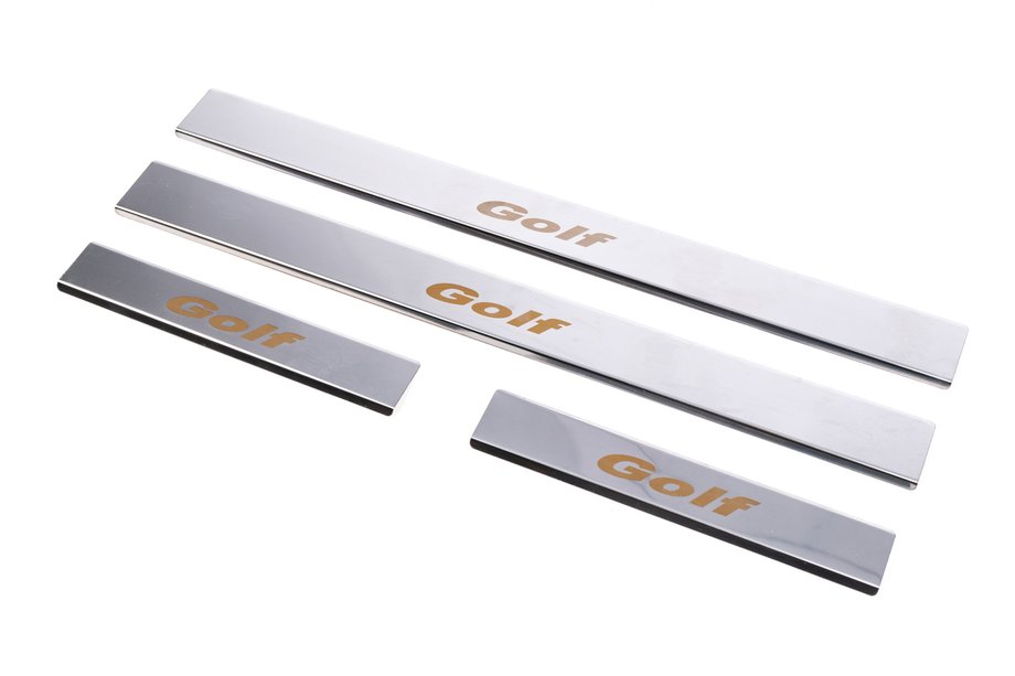 Volkswagen Golf 4 1997-2006 Einstiegsleisten Carmos (4 Stk, Edelstahl) Image