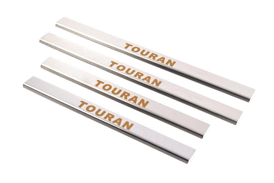 Volkswagen Touran 2003-2010 Einstiegsleisten Carmos (4 Stk, Edelstahl) Image
