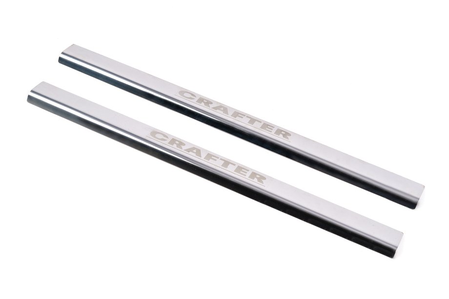 Volkswagen Crafter 2006-2016 Einstiegsleisten Laser (2 Stk, Edelstahl) Image