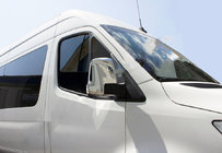 Mercedes Sprinter W907/W910 2018- Spiegelabdeckungen (2 Stk., Edelstahl) Carmos - Türkischer Edelstahl Foto 1