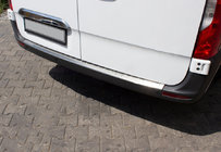 Mercedes Sprinter W907/W910 2018- Heckstoßstangenabdeckung OmsaLine Edelstahl Foto 1