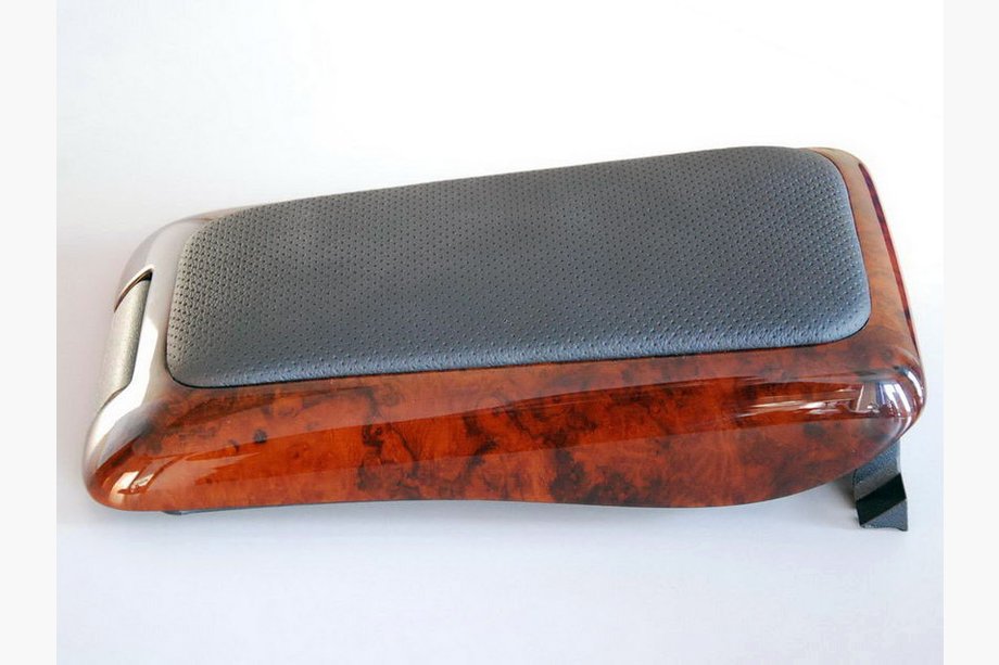 Mercedes C-class W203 2000-2007 Deckel Mittelarmlehnenbox (Holz ↗ Leder) Image