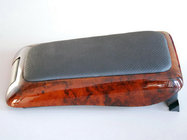 Mercedes C-class W203 2000-2007 Deckel Mittelarmlehnenbox (Holz ↗ Leder) Foto 1
