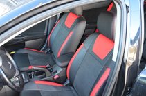 Mitsubishi Lancer X 2008- Autositzbezüge SoyuzAuto Leder-Optik Foto 1