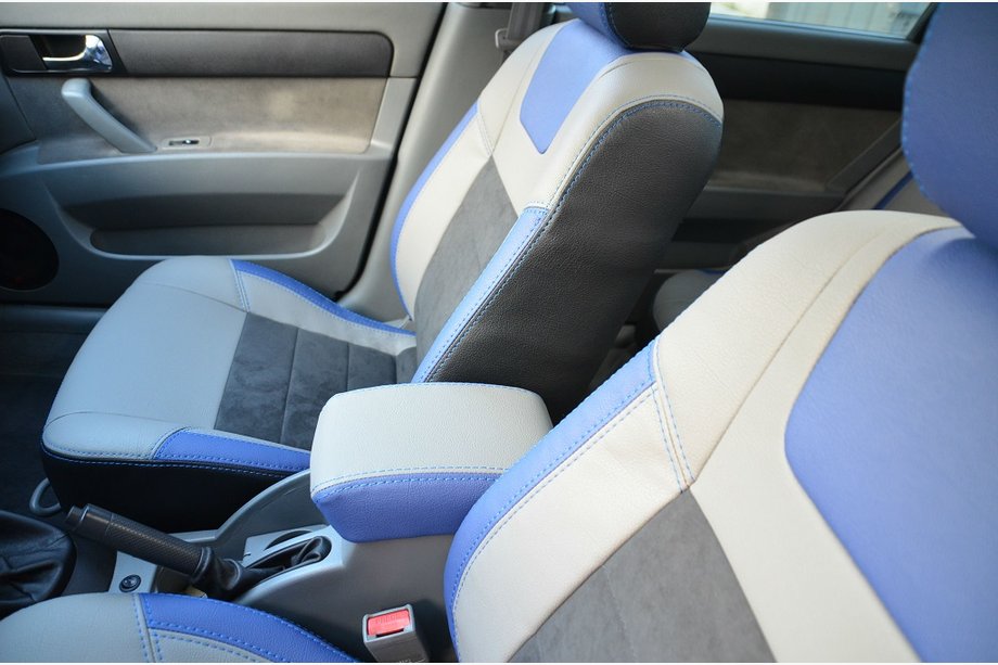 Chevrolet Lacetti 2003-2024 Autositzbezüge SoyuzAuto Leder-Optik Image
