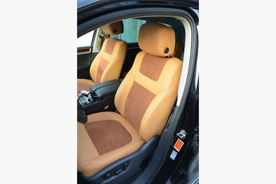 Volkswagen Touareg 2010-2018 Autositzbezüge (Alcantara- und Leder-Ersatz, Elite) Image