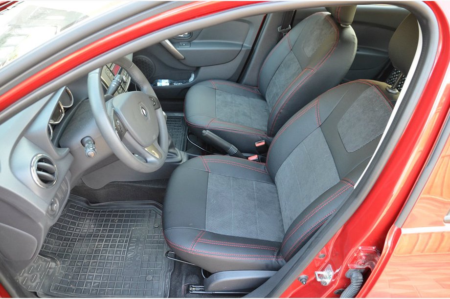Renault Sandero 2013-2022 Autositzbezüge SoyuzAuto Leather Style Image