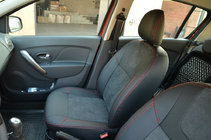Renault Sandero 2013-2022 Autositzbezüge SoyuzAuto Leather Style Foto 2