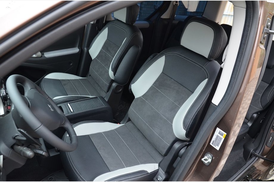 Peugeot Partner Tepee 2008-2018 Neu! Autositzbezüge SoyuzAuto Leather Style Image