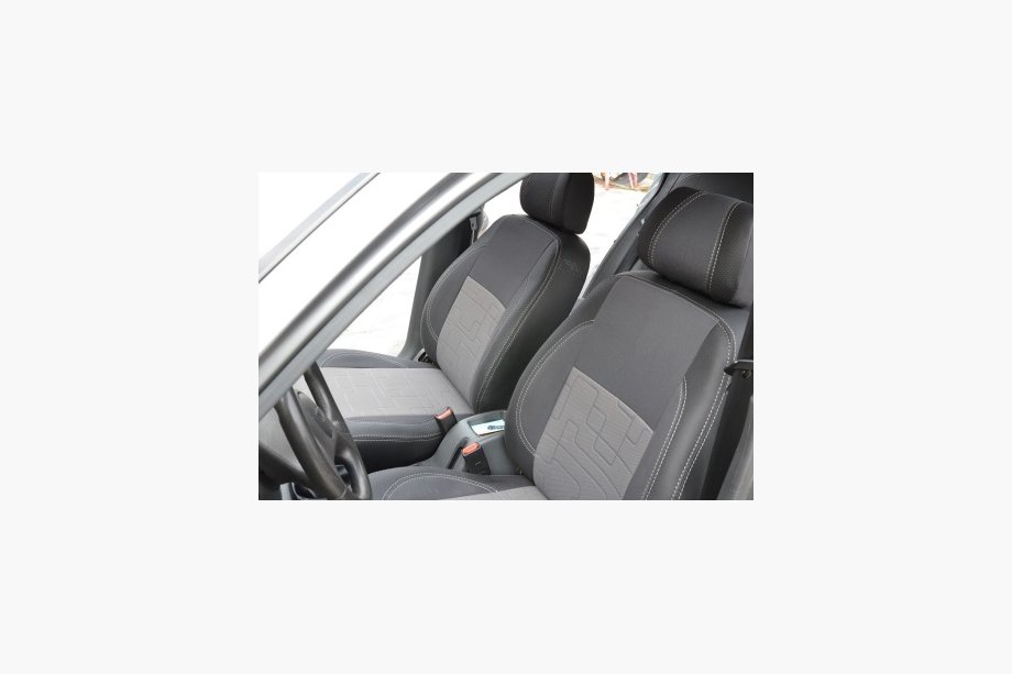 Daewoo Lanos 1998-2017 Autositzbezüge (Kunstleder+Stoff, Premium) Image
