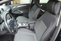 Ford Mondeo 2008-2014 Autositzbezüge (Kunstleder↗Stoff, Premium) Foto 1