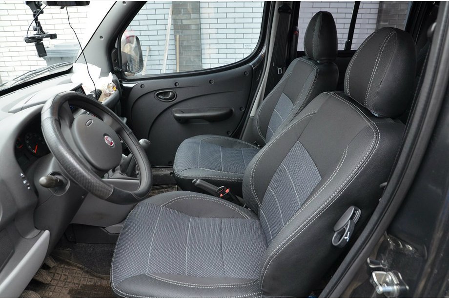 Fiat Doblo I 2005-2010 NEUHEIT!!! Original SoyuzAuto Premium Sitzbezüge (Komplettset) Foto 7