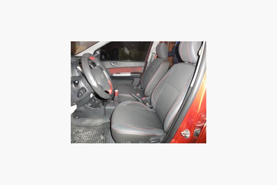 Hyundai Getz 2002- Autositzbezüge (Kunstleder+Stoff) Image