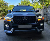 Toyota Land Cruiser 200 2007-2021 Bodykit Satz 2016↗ (TRD 2021) Schwarz Foto 3