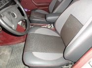 Mercedes E-class W124 1984–1997 Autositzbezüge (Kunstleder↗Stoff, Premium) Foto 2
