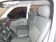 Volkswagen T5 Multivan 2003–2010 Autositzbezüge (Kunstleder↗Stoff, Premium) Vordersitze (2↗1) Foto 2