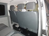 Volkswagen T5 Multivan 2003–2010 Autositzbezüge (Kunstleder↗Stoff, Premium) Vordersitze (2↗1) Foto 3