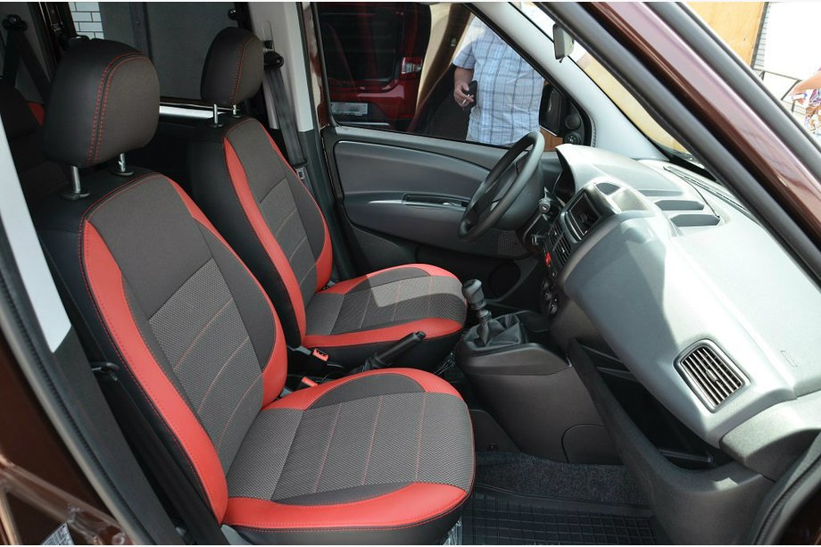 Fiat Doblo II 2010-2022 Autositzbezüge Premium (Kombination, kompletter Innenraum) Image