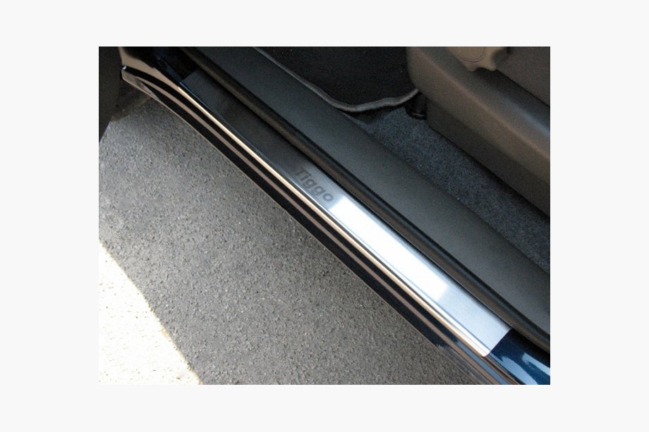 Chery Tiggo 1 2005-2016 Einstiegsleisten Abdeckungen Nataniko (4 Stk, Edelstahl) Premium - 3M Klebeband, 0.8 mm Image