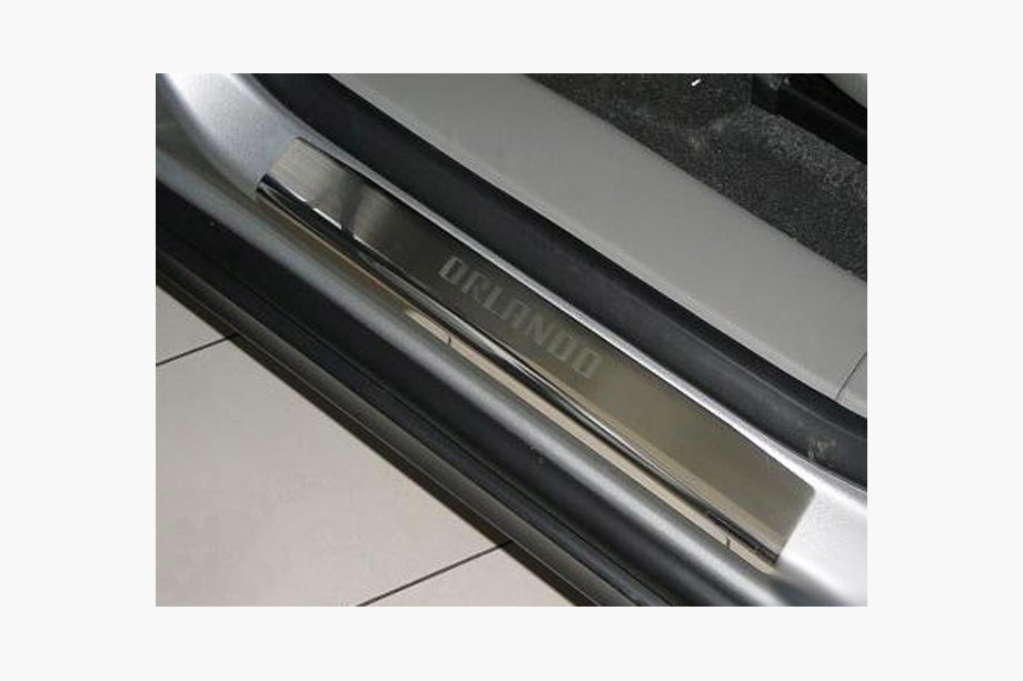 Chevrolet Orlando 2010-2018 Einstiegsleisten Abdeckungen Nataniko (4 Stk, Edelstahl) Image