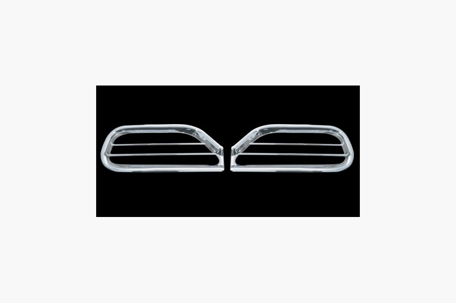 Chevrolet Captiva 2006-2019 Chrom Abdeckungen für hintere Nebelscheinwerfer (2 Stk., Kunststoff) Image