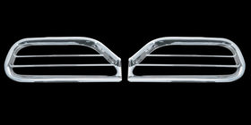 Chevrolet Captiva 2006-2019 Chrom Abdeckungen für hintere Nebelscheinwerfer (2 Stk., Kunststoff) Foto 1