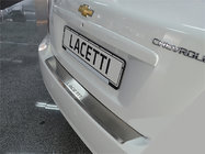 Chevrolet Lacetti 2003-2024 Heckstoßstangenschutz mit Kante Natanika (Edelstahl) Foto 1