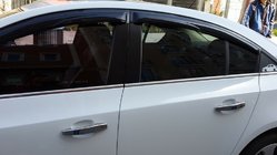 Chevrolet Cruze 2009–2015 Fensterzierleisten Edelstahl HB, Carmos - Türkischer Stahl Foto 4