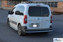 Peugeot Partner Tepee 2008-2018 Heckschutz AK002 (Edelstahl) 60 mm Foto 3