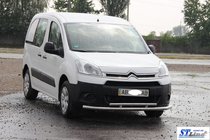 Peugeot Partner Tepee 2008-2018 Frontschutzbügel ST016 (Edelstahl) 51/42 mm Foto 3