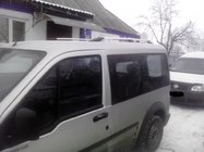 Ford Connect 2002–2006 Dachreling Chrom Foto 3