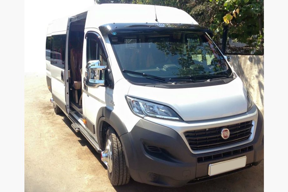Fiat Ducato 2006-2025 Sonnenblende Frontscheibe (schwarz glanz, 5mm) Image