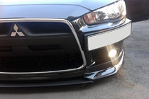 Mitsubishi Lancer X 2008- Kennzeichenhalter (Kunststoff) Grundiert zum Lackieren Foto 5