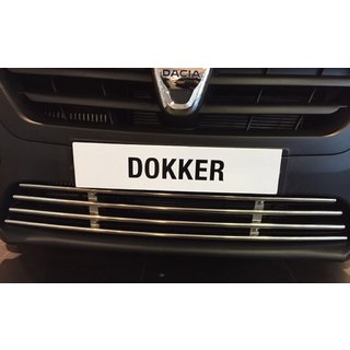 Stoßstangengrill Edelstahl Dacia Dokker 2013-2022 Foto 2