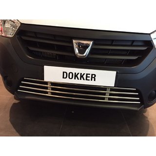Stoßstangengrill Edelstahl Dacia Dokker 2013-2022 Foto 3