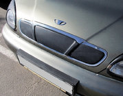 Daewoo Lanos 1998-2017 Winterabdeckung für Kühlergrill (oben) Matt Foto 2