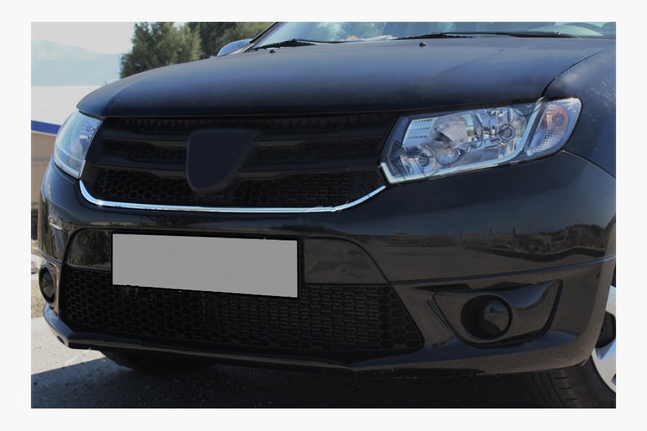 Renault Sandero 2013-2022 Grillabdeckung Edelstahl Image