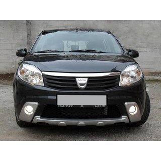Frontstoßstangen Abdeckungen (3 Stk., Grundiert) Renault Sandero 2007-2013 Foto 1