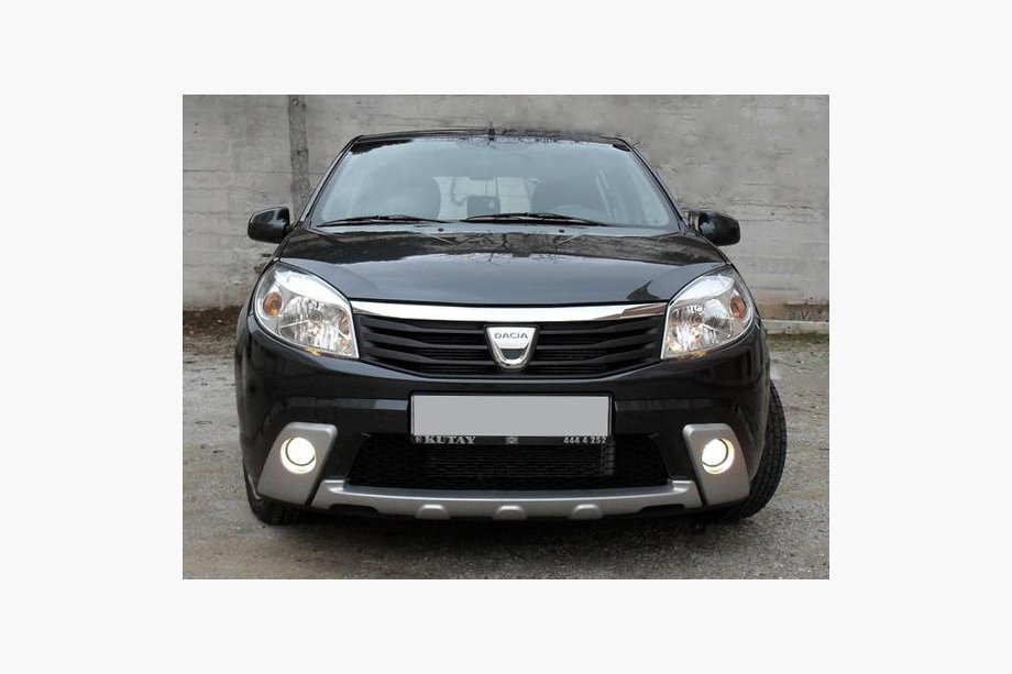 Renault Sandero 2007-2013 Frontstoßstangen Abdeckungen (3 Stk., Grundiert) Image
