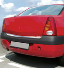 Renault Logan I 2008-2013 Chromleiste untere Kante Kofferraumdeckel (Edelstahl) Foto 1