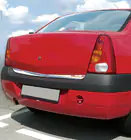 Dacia Logan I 2008-2012 Kofferraumladekantenschutz Edelstahl Foto 1