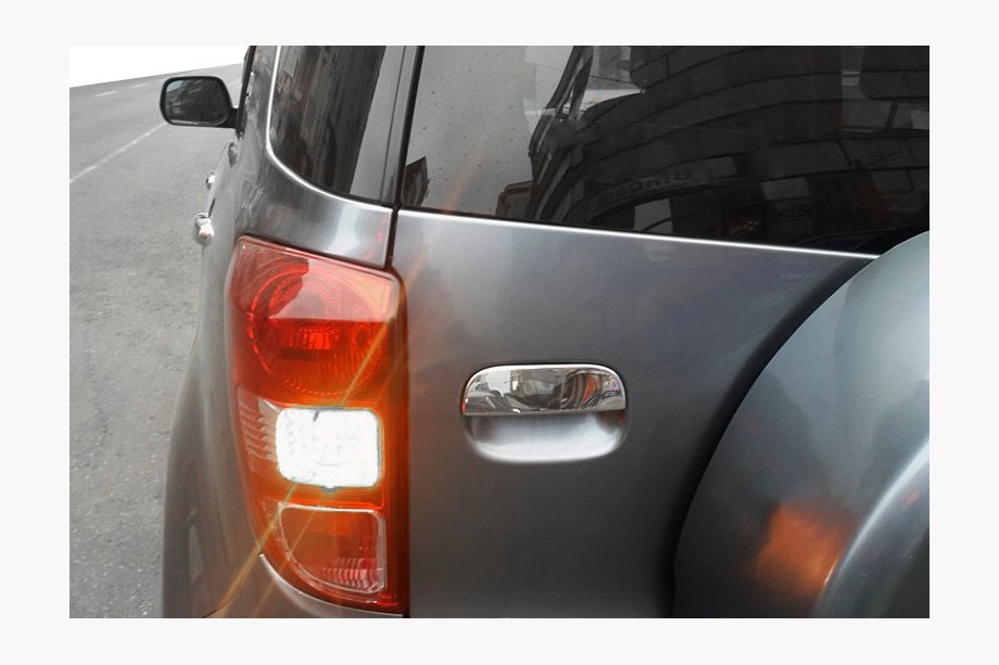 Daihatsu Terios 2006-2017 Chrom Griffblende Kofferraumöffner (Edelstahl) Foto 1