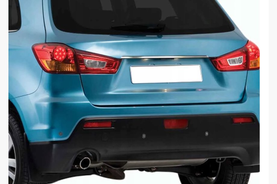 Mitsubishi ASX 2010-2023 Chromleiste über dem Kennzeichen (Edelstahl) Image