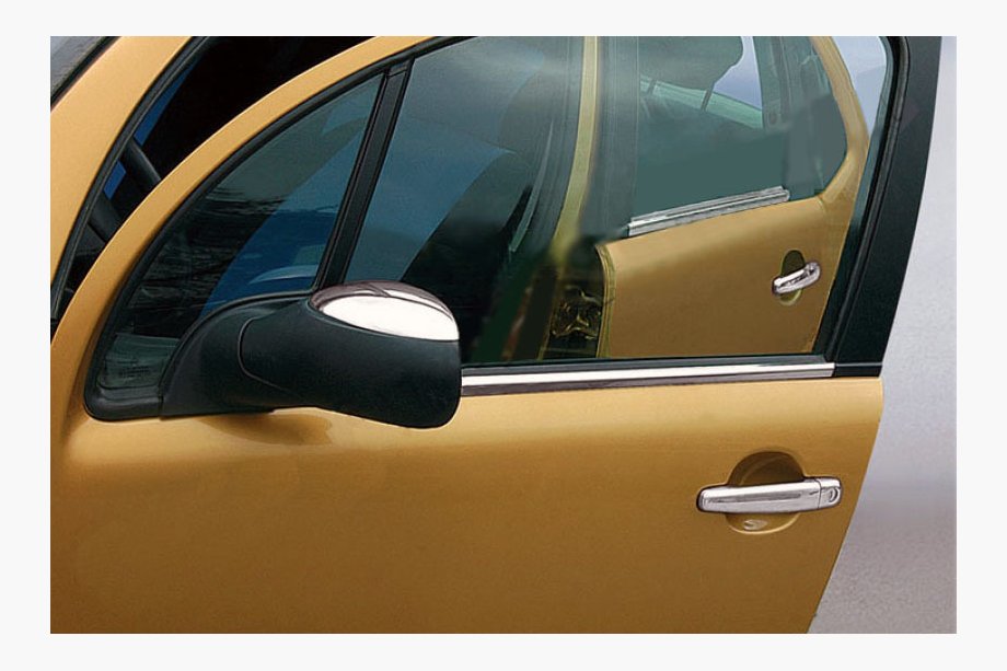 Fiat Stilo 2001-2007 Fensterrahmen Chromleisten Aussen (6 Stk, Edelstahl) Image