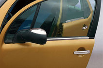 Fiat Stilo 2001-2007 Fensterrahmen Chromleisten Aussen (6 Stk, Edelstahl) Foto 1
