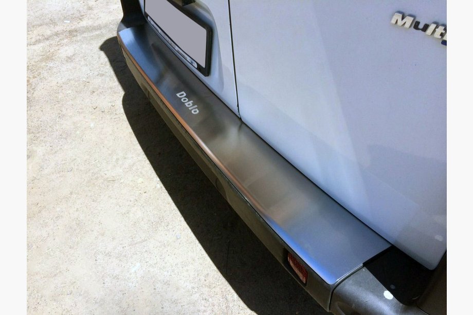Fiat Doblo I 2001-2005 Heckstoßstangenschutz mit Kante Nataniko (Edelstahl) Image