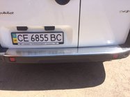 Fiat Doblo I 2001-2005 Heckstoßstangenschutz mit Kante Nataniko (Edelstahl) Foto 2