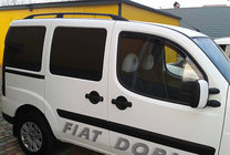 Fiat Doblo I 2005-2010 Dachreling Schwarz Foto 3